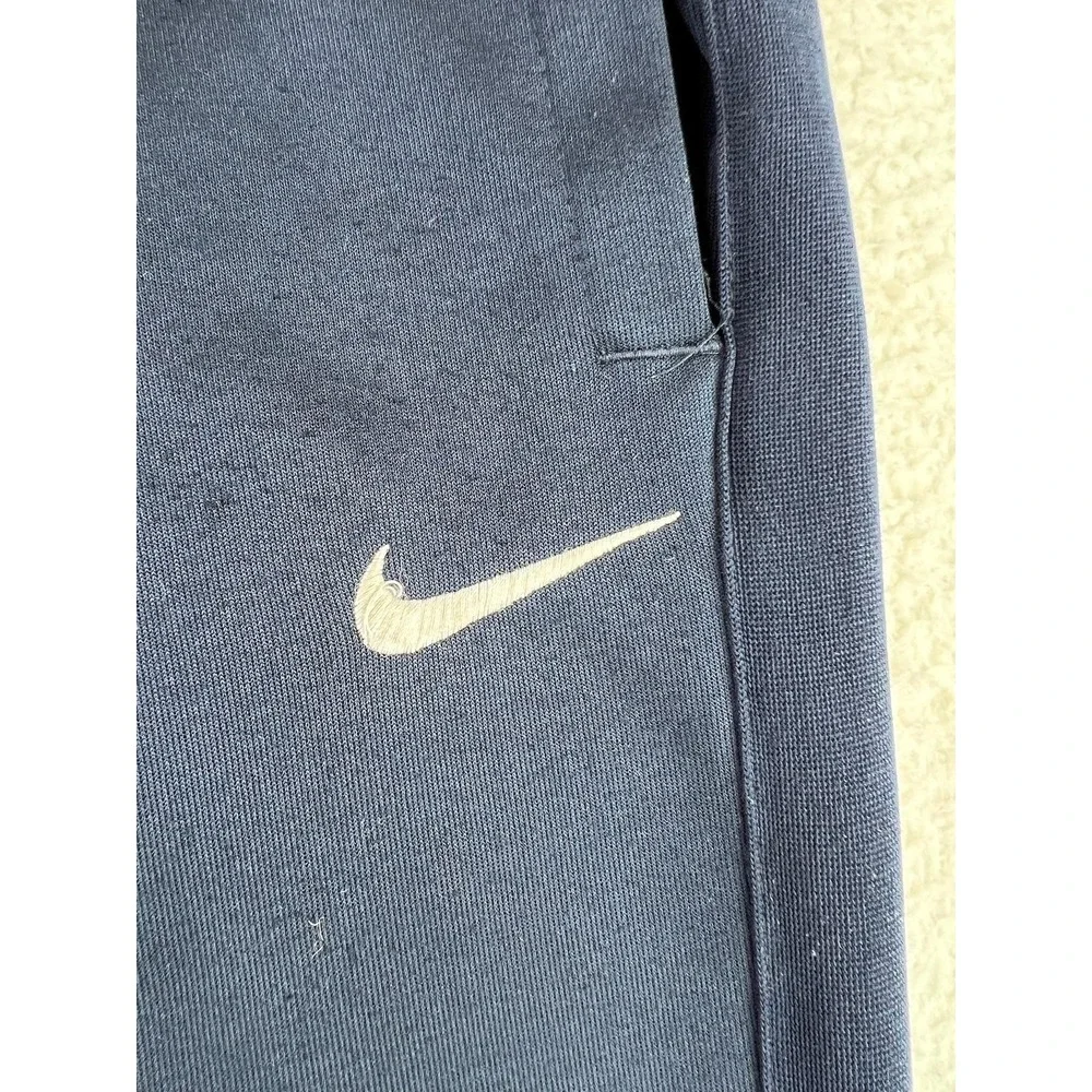 Nike Track Pants Mens Medium Blue Athletic Dept Knit Elastic Waist 532920-473